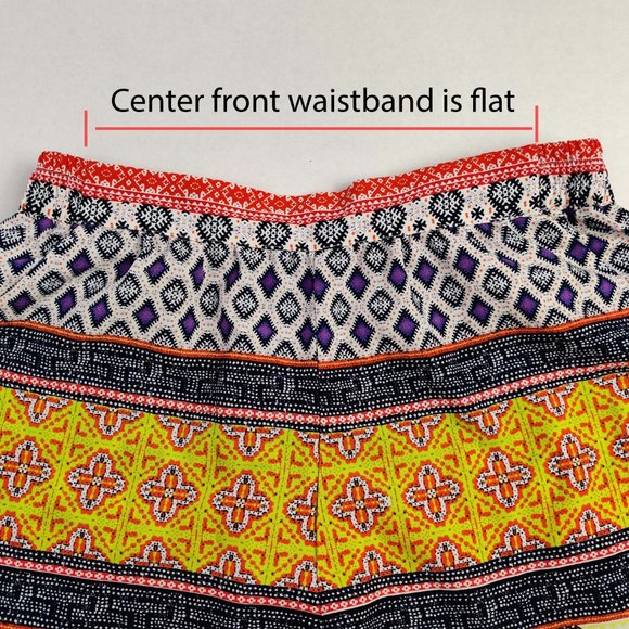 SANCTUARY Shorts w/ Pockets Colorful Boho Print S - Picture 4 of 12